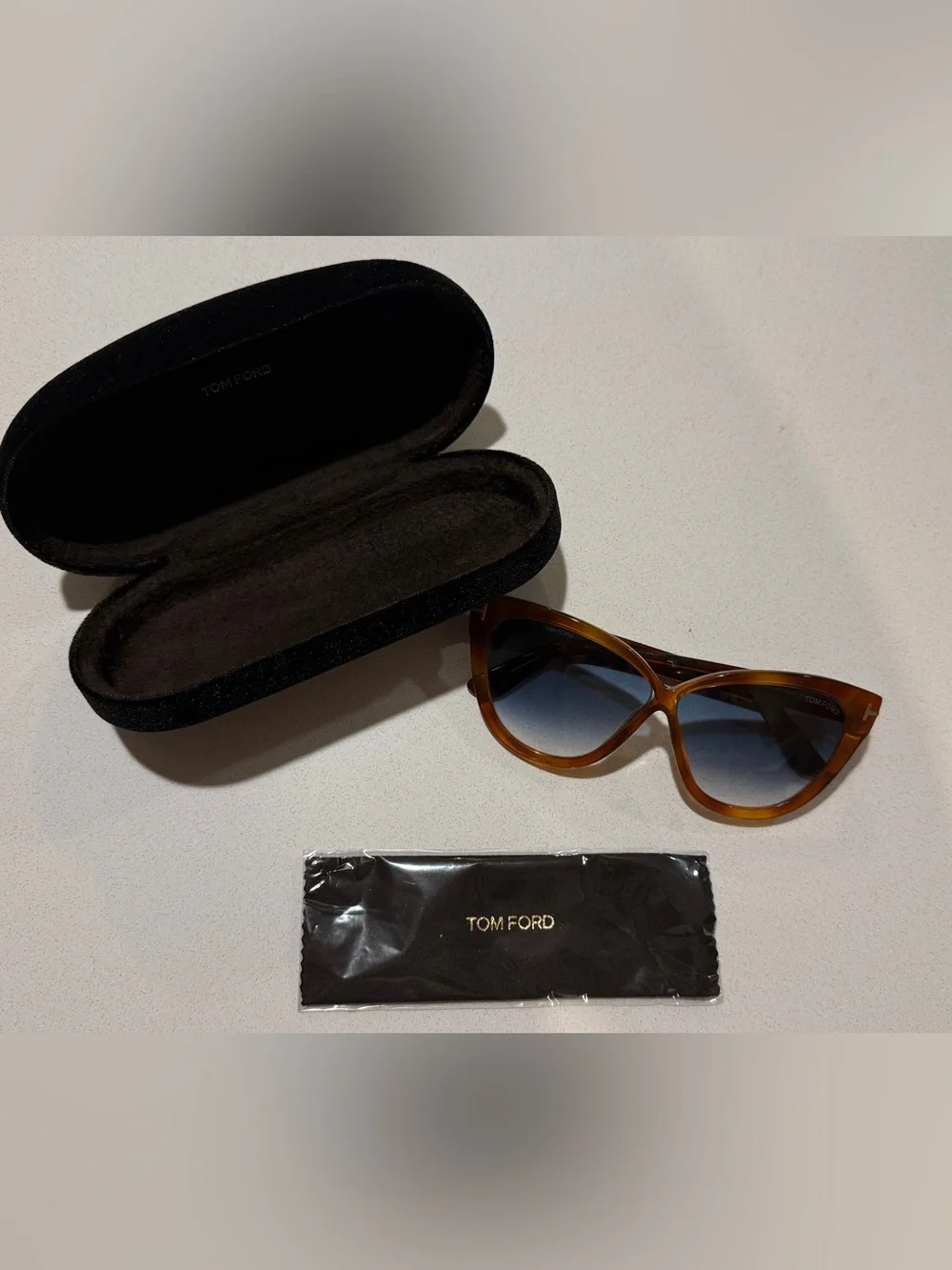 Tom Ford Women's Arabella Tortoiseshell Gradient Cat Eye Sunglasses
